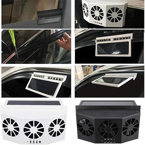 car solar air conditioner ventilation fan